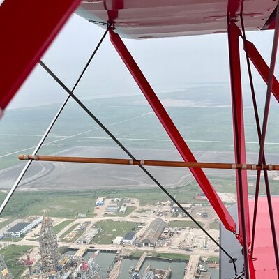 Town of Galveston Tour, Open Cockpit Biplane Ride