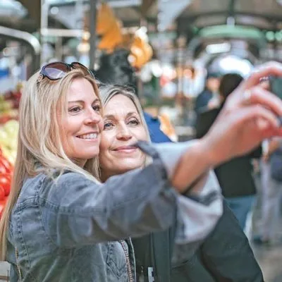 Food Tasting at Locals Favorite Farmers Market in Belgrade