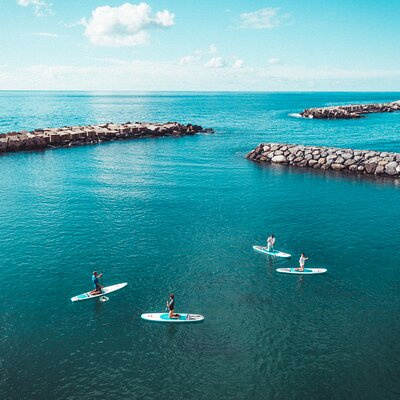 Stand Up Paddle Private Lesson in Calheta Beach