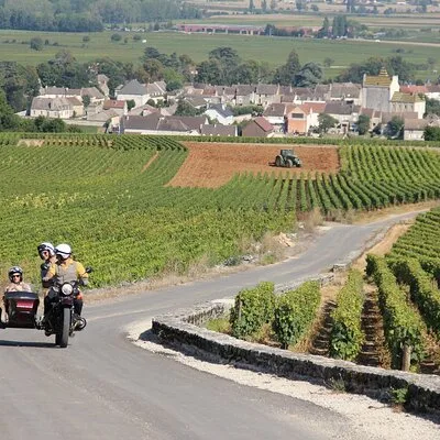 Private Guided Sidecar Tour in Burgundy from Meursault