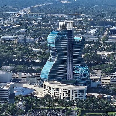 Guitar Hotel or Miami Dolphins Stadium Helicopter Tour