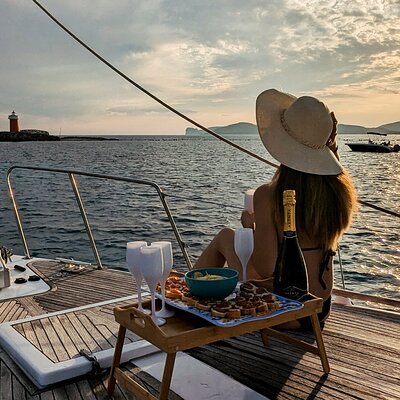 Sunset and Aperitif on a Sailing Boat in Alghero