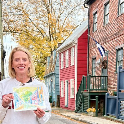 Urban Sketching and Painting Activity in Old Town Annapolis