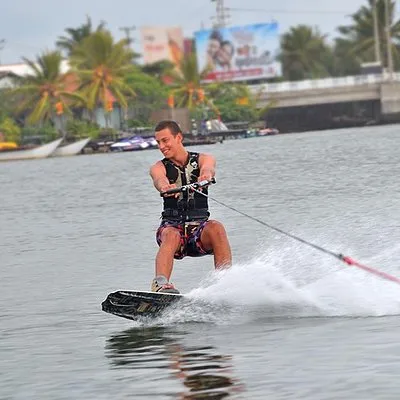 Wake Boarding in Bentota