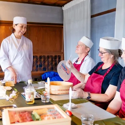 Little EDO Sushi Making workshop in Kawagoe