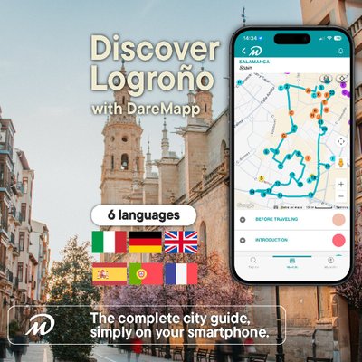 Visit Logroño at your own pace, without groups or schedules. With your mobile