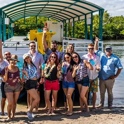 Private Party Boat to Island Hop, Dolphin Watch, and Swim