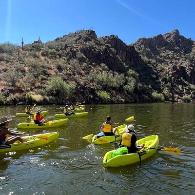 Scenic Guided Kayaking Tour on Saguaro Lake