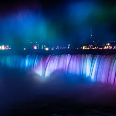Niagara Falls Nightlight Experience with Fireworks (USA Side)