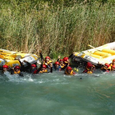 Rafting activity in Teruel