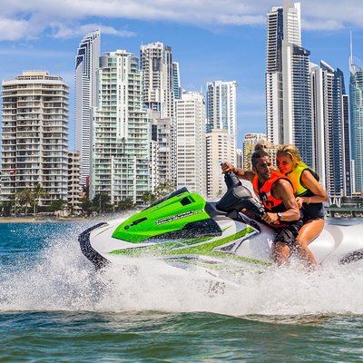 1 Hour Jet Ski Island Safari to South Stradbroke Island
