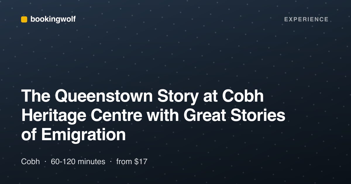The Queenstown Story at Cobh Heritage Centre with Great Stories of Emigration