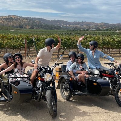 Scenic Sidecar Vineyard Adventure San Luis Obispo
