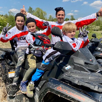 Quad ride adventure for families with kids Prague