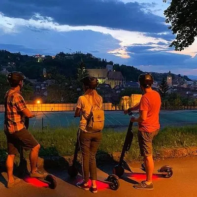 Brasov Old Town Guided Tour With Electric Scooters