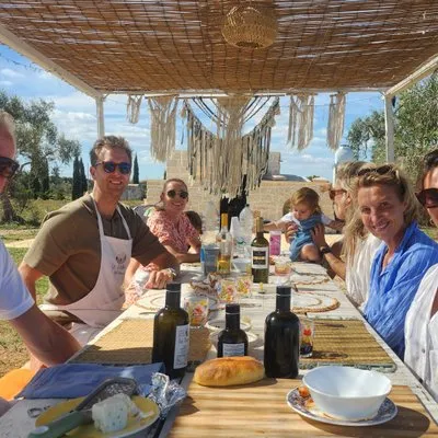 Pasta lesson with extra virgin olive oil tasting