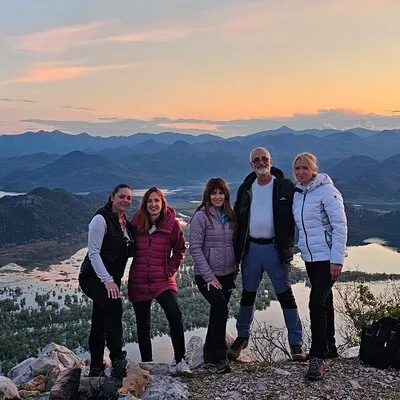 Sunset walking in NP Skadar lake from Podgorica