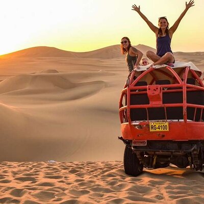 Buggy Adventure in Huacachina Sandboarding and Desert Sunset