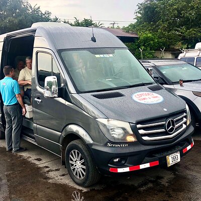 SJO airport to Caldera port transportation