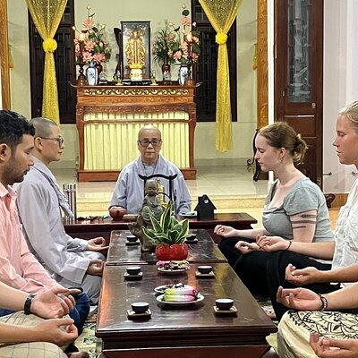 Hue Retreat: Tea and Meditation Tour with Vegetarian Meal