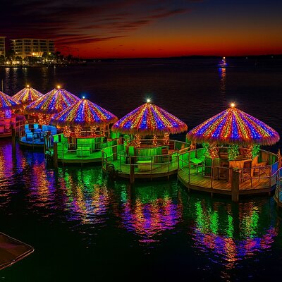 Original Cruisin Tikis Christmas Lights Cruise