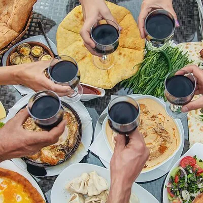 Georgian Dinner with Unlimited Wine and Tamada (Toastmaster)