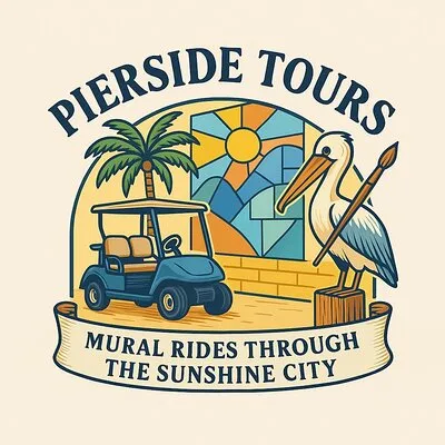 Private St. Petersburg Mural and Street Art Tour by Golf Cart