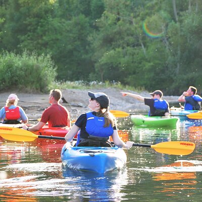 Kayaking in Columbia River Gorge National Scenic Area