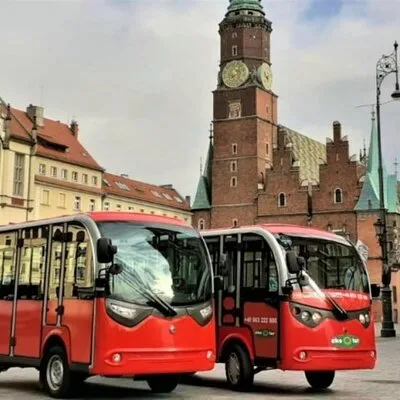 Wroclaw tour with electric bus, 2 h (English guide) 5-13 people