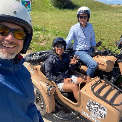 Normandy World War II Private 2 Hours Sidecar Tour From Bayeux