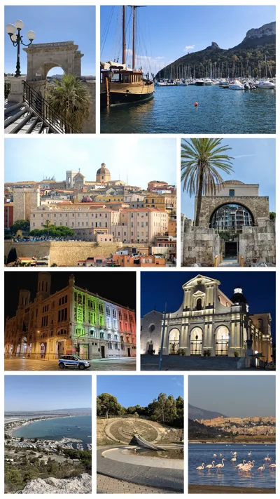 Cagliari Boat Tour with 5 Swim Stops, Aperitif and Sardinian Lunch