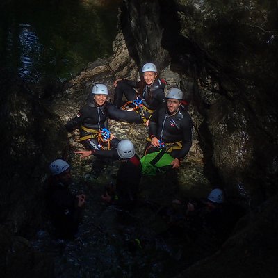 Night canyoning