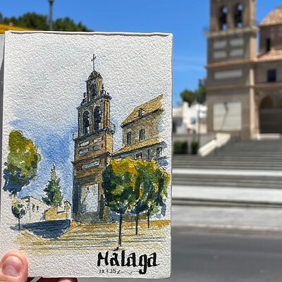 Tour and Drawing in Malaga