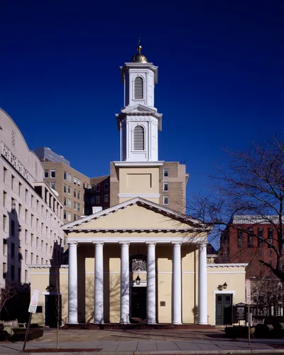 Night of Lincoln Assassination from White House to Ford's Theatre in Washington DC