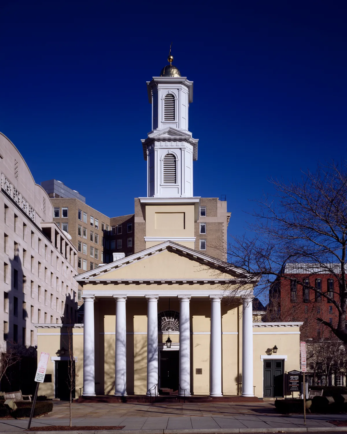 Night of Lincoln Assassination from White House to Ford's Theatre in Washington DC