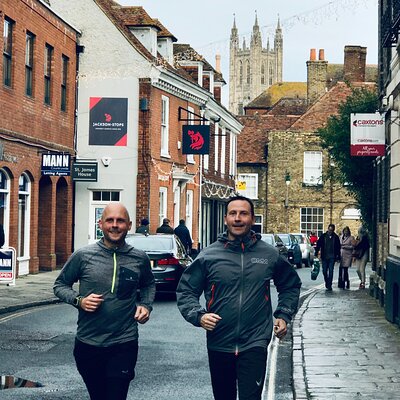 Small-Group City Running Tour in Canterbury