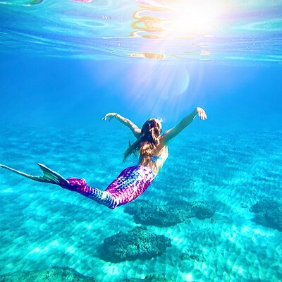 Mermaid Ocean Swimming Lesson in Maui