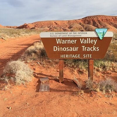 Warner Valley Dinosaur Track Site 4x4 Tour