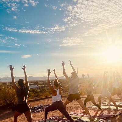 Awaken with the Desert: Sunrise Yoga Experience