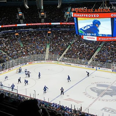 Vancouver Canucks Ice Hockey Game at Rogers Arena
