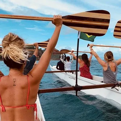 Hawaiian Canoe in Fernando de Noronha