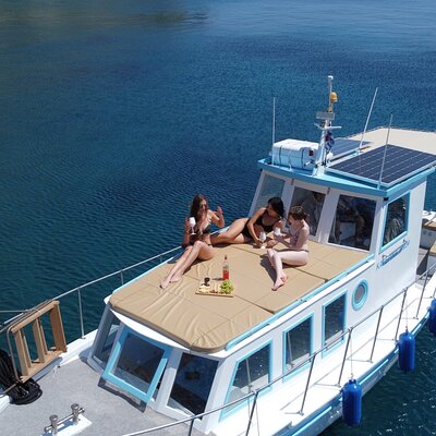 Mykonos boat tour-unlimited drinks-small group(new product)