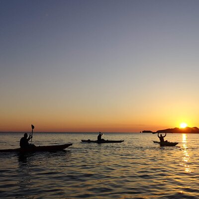 Kayak and Snorkel with Sunset in Ibiza