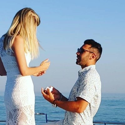 Marriage Proposal Cruise Sunseeker Portofino 53
