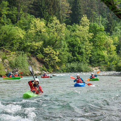 Kayaking Emerald Soča River