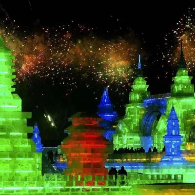 Harbin Ice Festival New Year Eve Countdown Group Tour on December 31