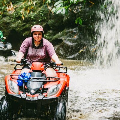 Kuber Bali ATV Through Waterfall & Long Tunnel