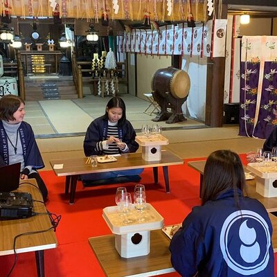 Private Sacred Sake Tasting inside a Shrine