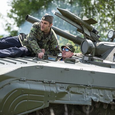 BMP tank driving experience Prague