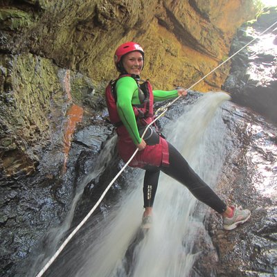 Short Canyoning Trip in The Crags